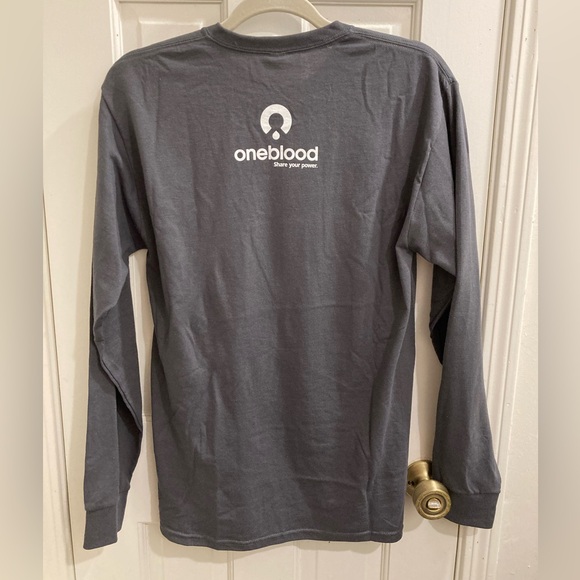 One Blood This is the part where I save the day Long sleeve shirt Unisex M NEW - Picture 3 of 4